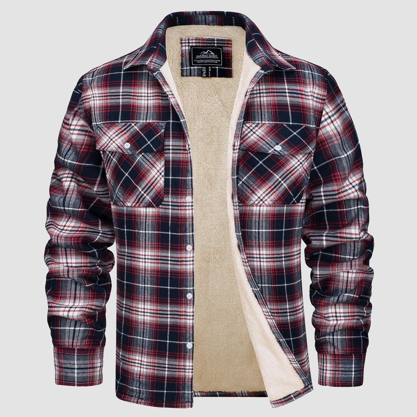ARVI GEFÜTTERTES KAROHEMD JACKE