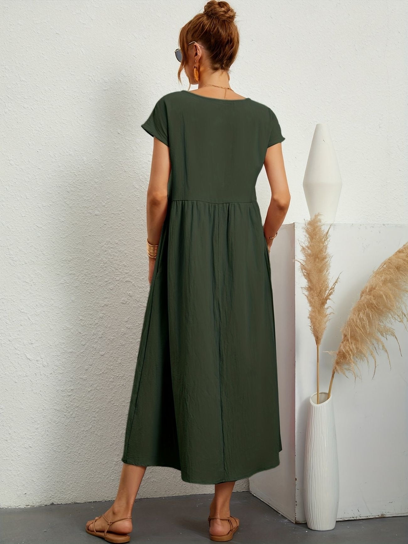 Harper – Lockeres Maxikleid aus Leinen