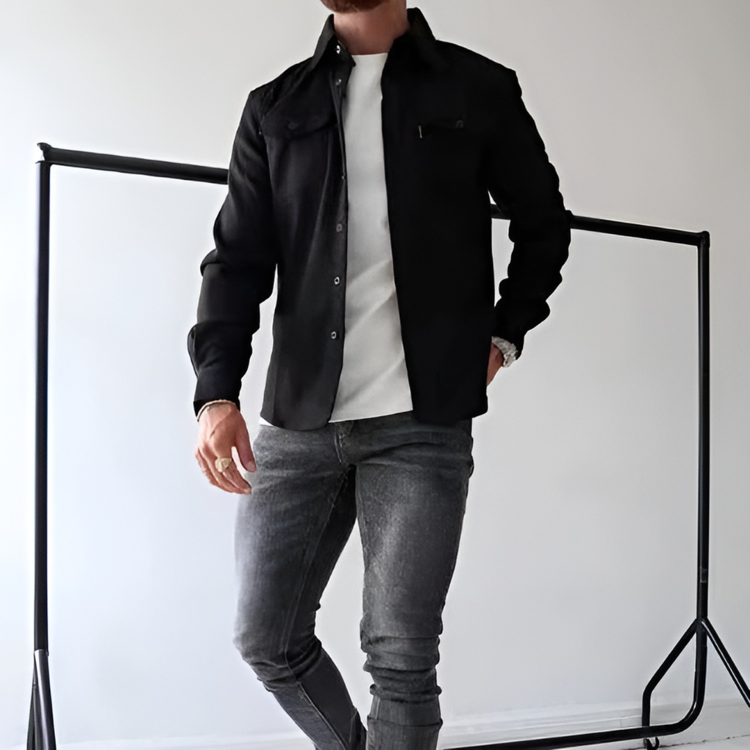 Dave | Stilvolles Overshirt für Herren