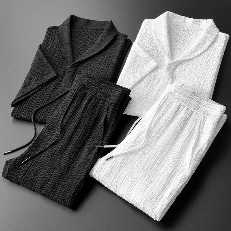 Herren Sommer Set aus Baumwolle – Polo & Hose im Old-Money Stil
