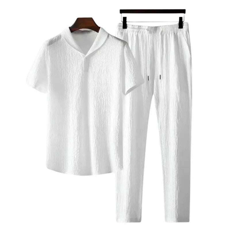 Herren Sommer Set aus Baumwolle – Polo & Hose im Old-Money Stil