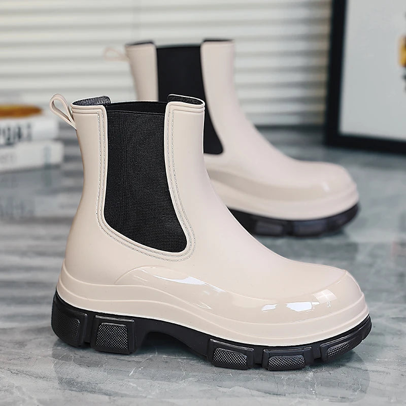 Molly | Wasserdichte kurze Chelsea-Stiefel