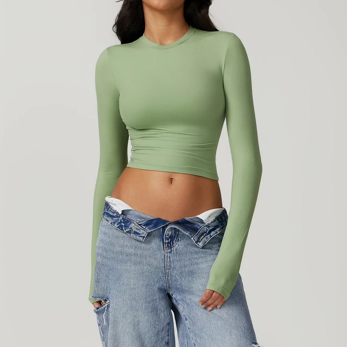 Sportliches Damen Crop-Top