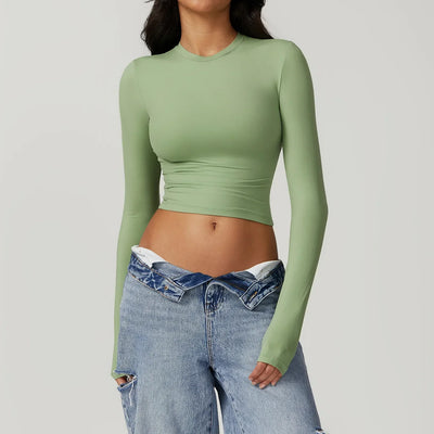 Sportliches Damen Crop-Top