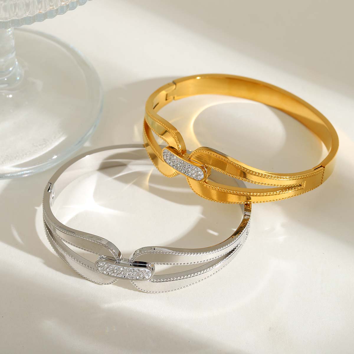 Celia Armreif - 18k vergoldet