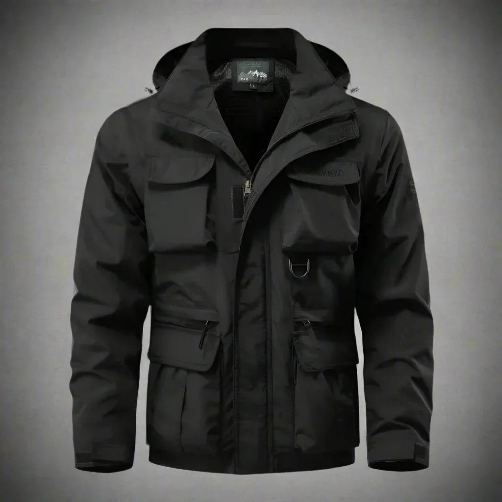 Wasserdichter Herren Militär-Mantel