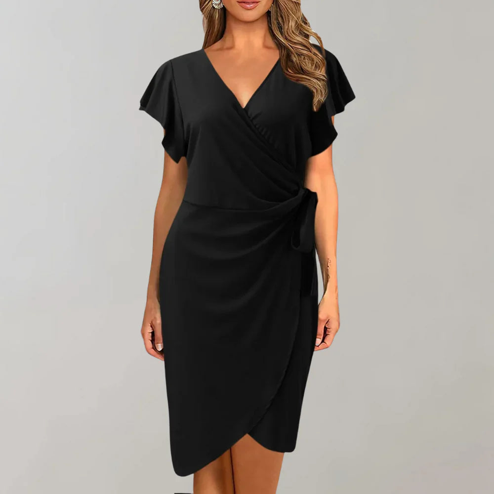 Serena – Wickelkleid mit Flügelärmeln