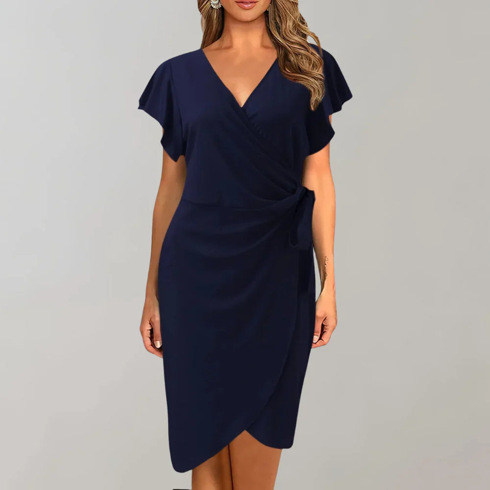 Serena – Wickelkleid mit Flügelärmeln
