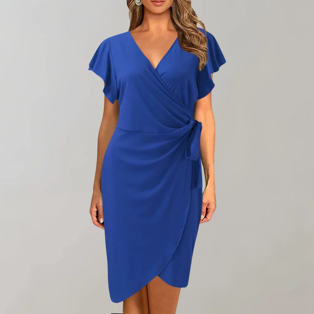 Serena – Wickelkleid mit Flügelärmeln