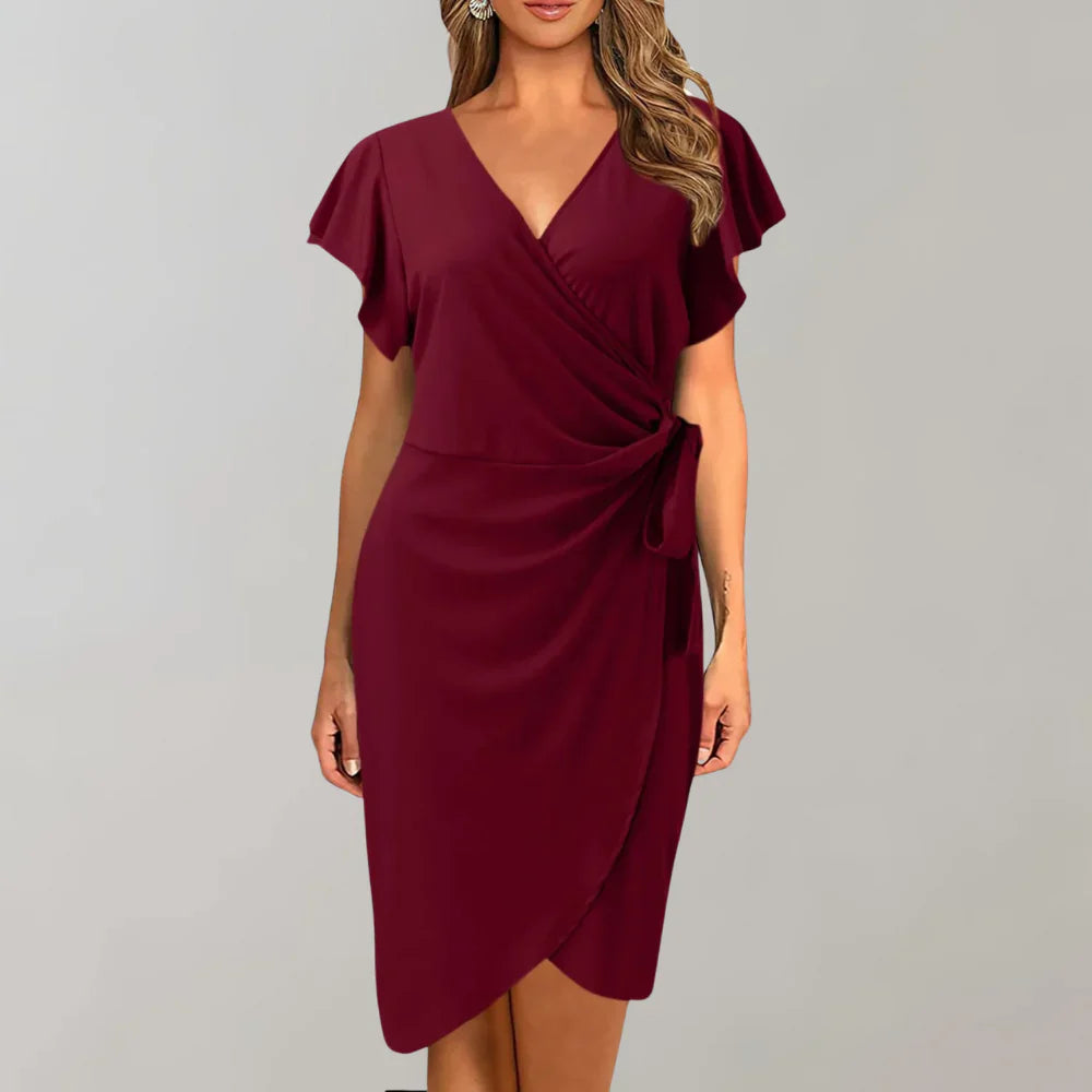 Serena – Wickelkleid mit Flügelärmeln