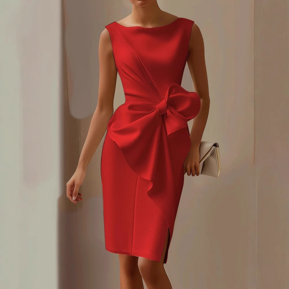Athena – Elegantes Kleid mit Schleifendetail