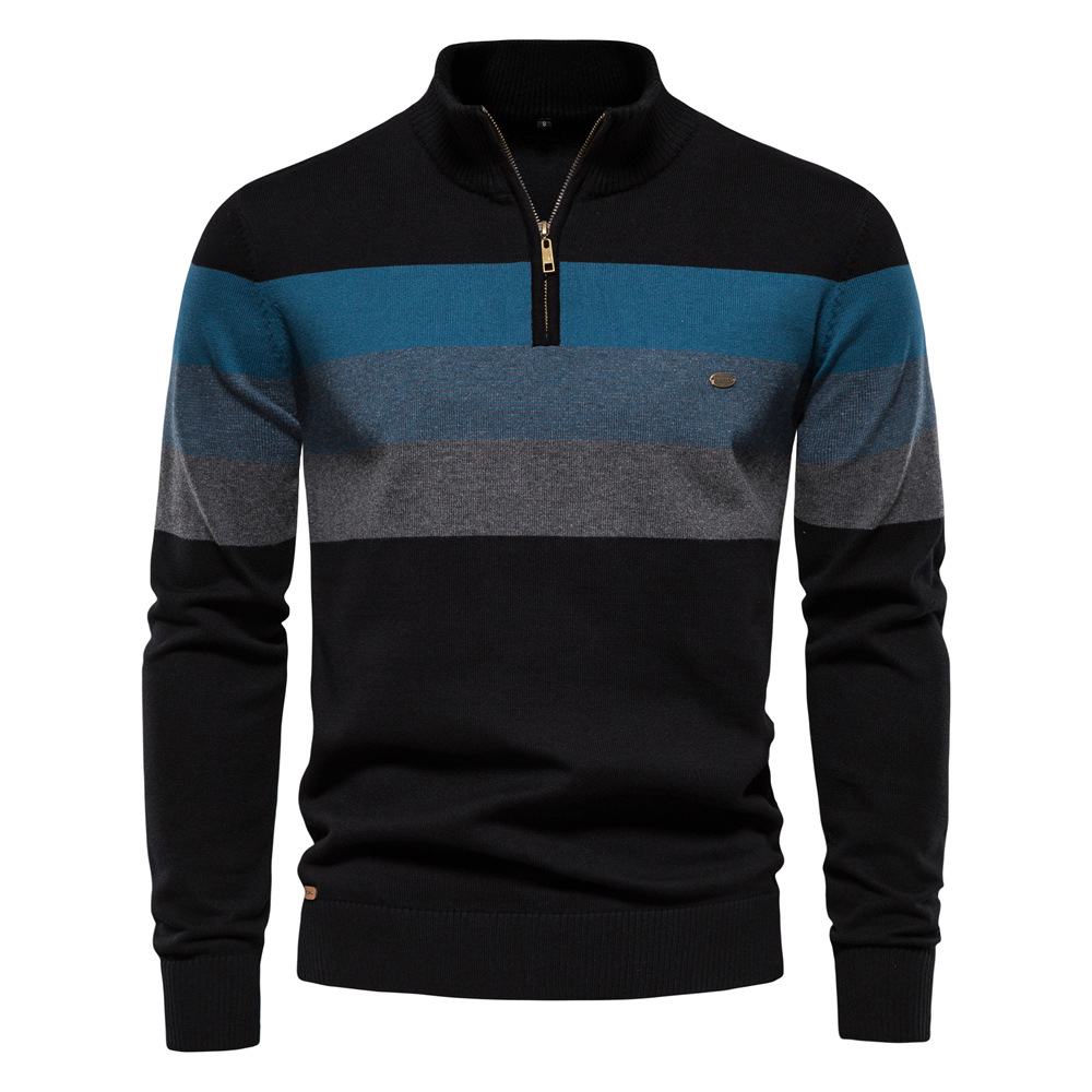 FALK™ | Reißverschluss-Pullover aus Baumwolle