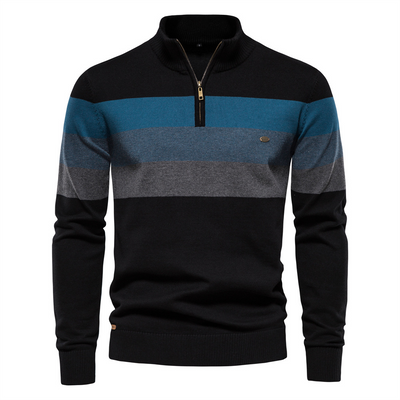 FALK™ | Reißverschluss-Pullover aus Baumwolle