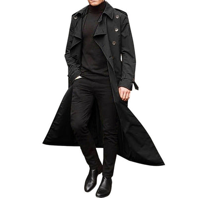 Herren eleganter Trenchcoat mit modernem Schnitt Aliams