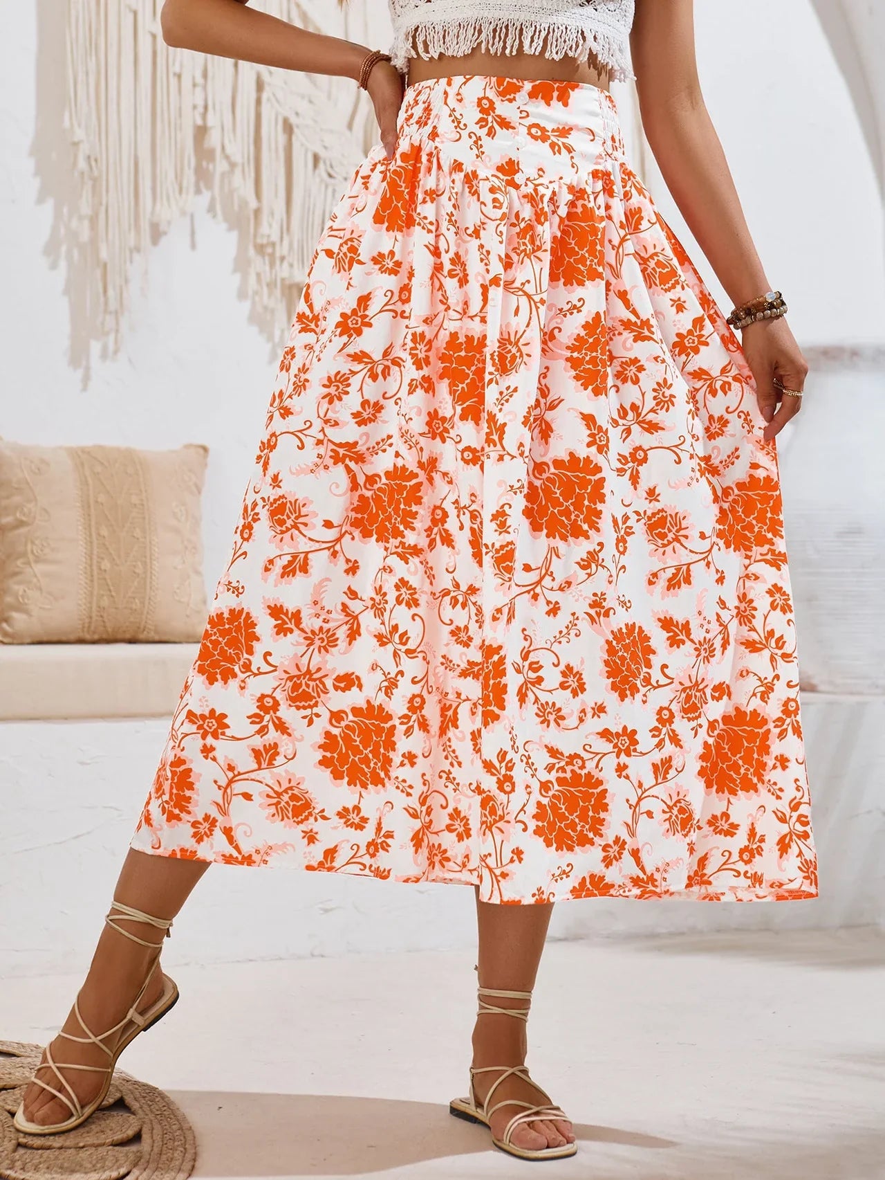 Saide – Sommerrock mit Blumenmuster