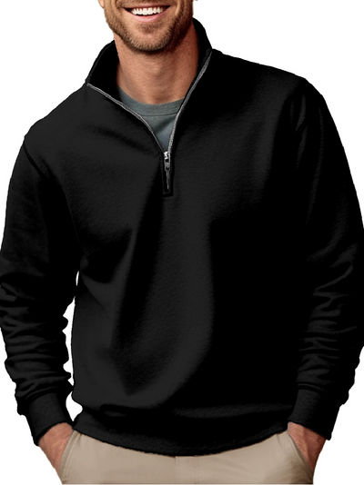 ROLAND™ | Reißverschluss-Pullover aus Baumwolle