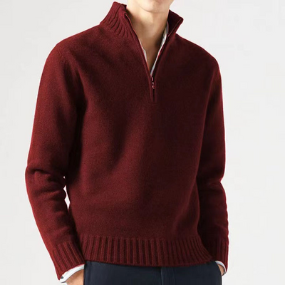 ULRICH™ | Reißverschluss-Pullover aus Baumwolle