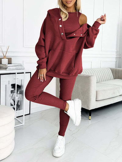 ULTIMATIVES SPORTLICH CASUAL DREITEILIGES SET