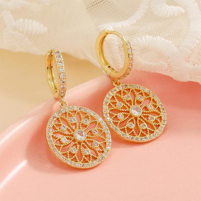 Felicitys Kaleidoskop vergoldete Ohrringe