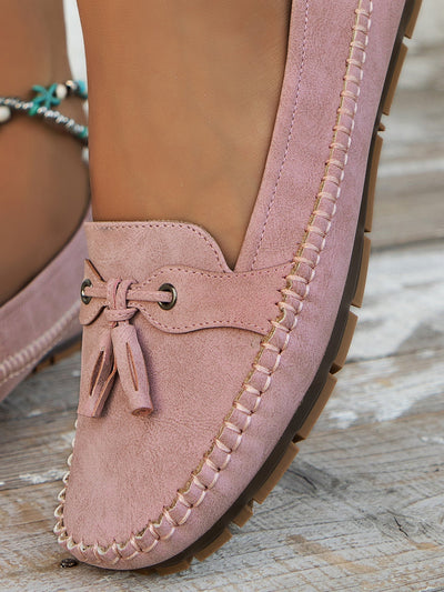 Damen Slipper aus veganem Leder mit weichem Futter – Elegante Mokassins für jeden Tag