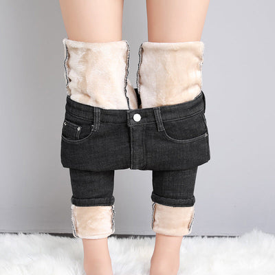 LINA JEANS MIT FLEECE-FUTTER