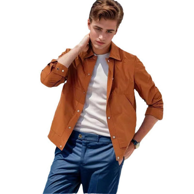 Herren modische Übergangsjacke mit praktischen Taschen Aliams