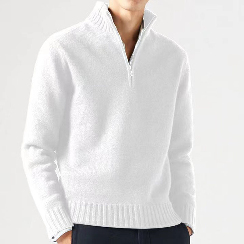 ULRICH™ | Reißverschluss-Pullover aus Baumwolle