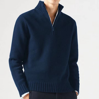 ULRICH™ | Reißverschluss-Pullover aus Baumwolle