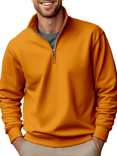 ROLAND™ | Reißverschluss-Pullover aus Baumwolle