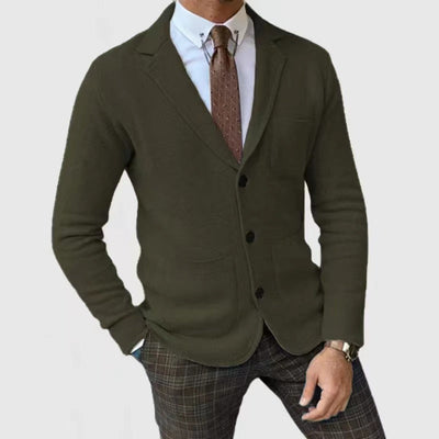 Herren Strickblazer mit modernem Schnitt und praktischen Taschen Aliams