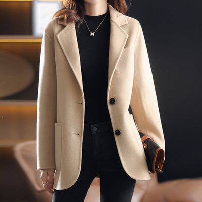 Doris – herbst- und winter-damenblazer aus verdicktem tweed