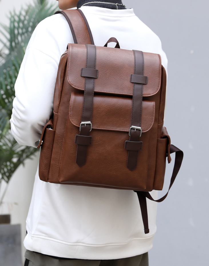 HERMANN™ | Vintage Lederrucksack – geräumig und vielseitig
