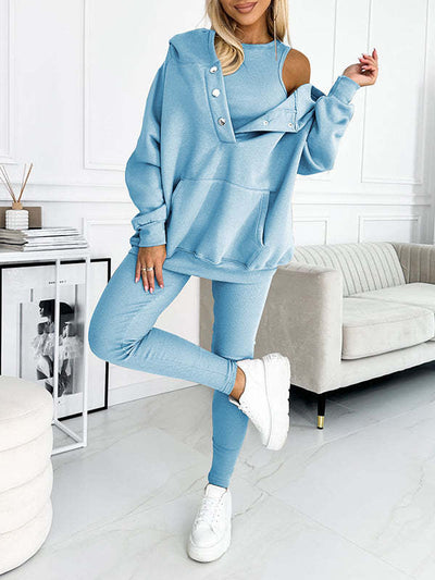 ULTIMATIVES SPORTLICH CASUAL DREITEILIGES SET