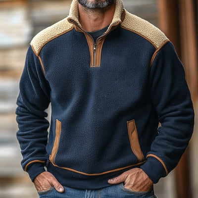 OUTLANDER PULLOVER MIT VIERTELREISSVERSCHLUSS