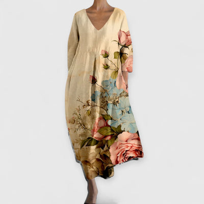 Mara | Kleid Premium Elegant V-Ausschnitt