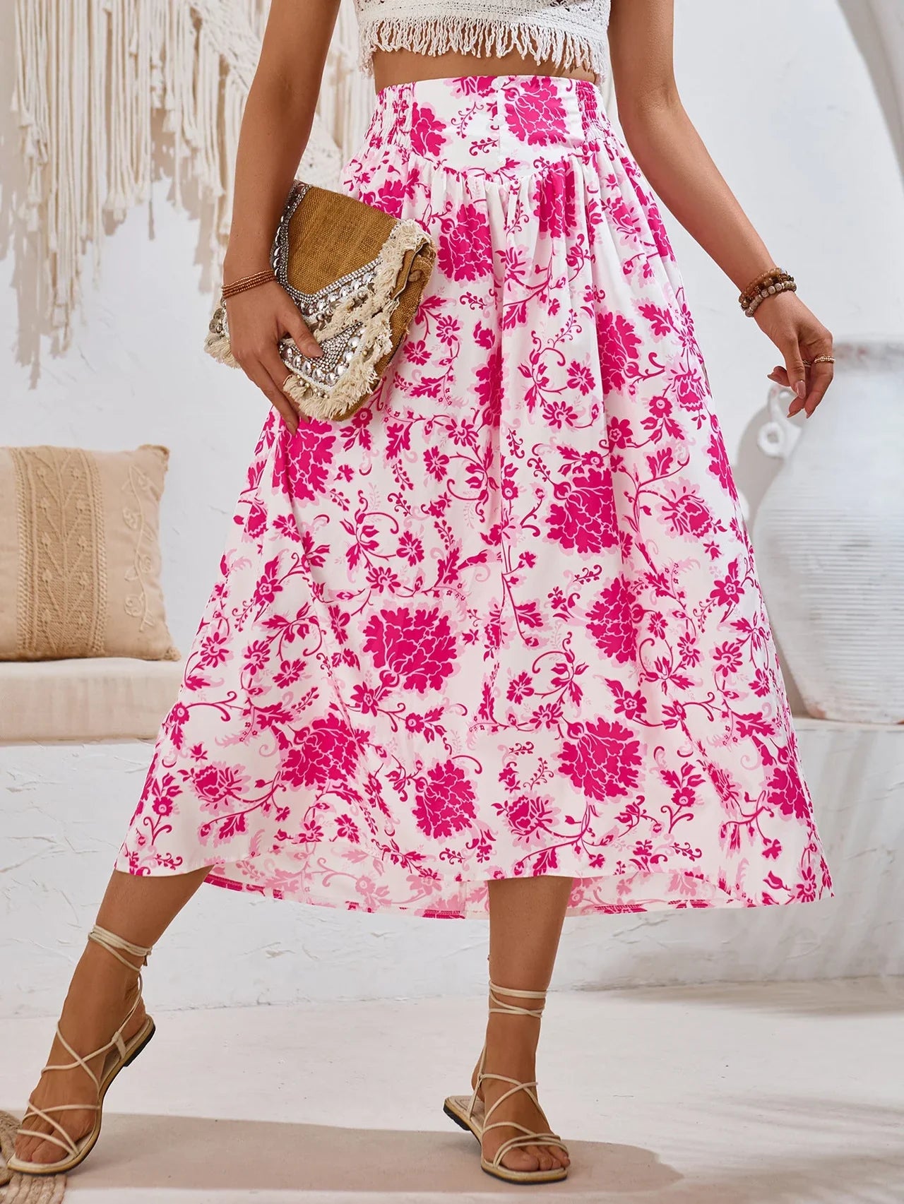 Saide – Sommerrock mit Blumenmuster