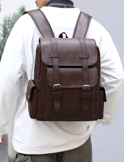 HERMANN™ | Vintage Lederrucksack – geräumig und vielseitig