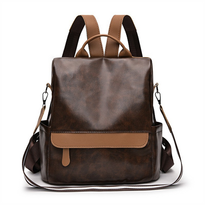 MIA™ | Diebstahlsicherer Lederrucksack