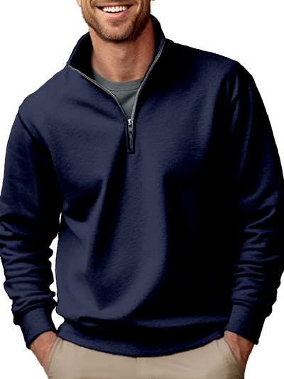 ROLAND™ | Reißverschluss-Pullover aus Baumwolle