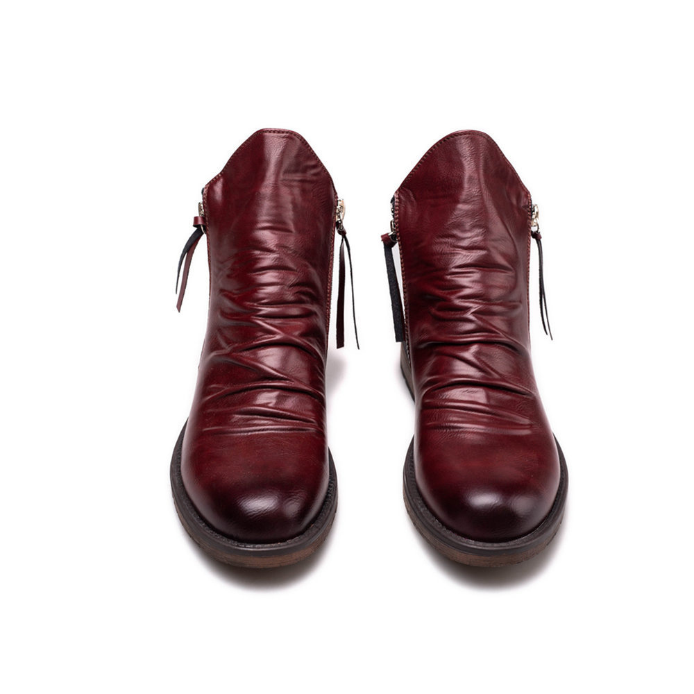 MARTIN™ | Lederstiefeletten mit Reißverschluss