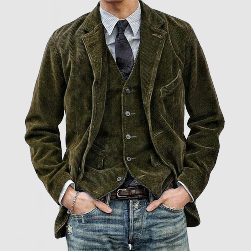 Winterjacke Herren Set Blazer Weste | Vielseitig