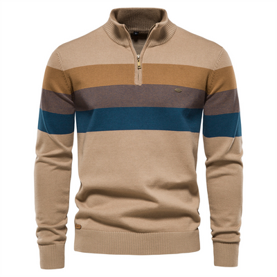 FALK™ | Reißverschluss-Pullover aus Baumwolle
