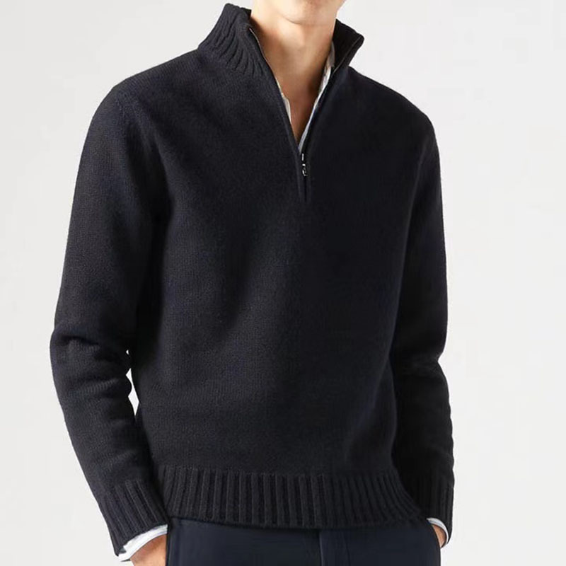 ULRICH™ | Reißverschluss-Pullover aus Baumwolle