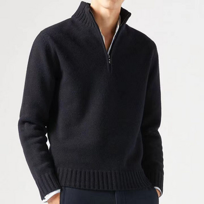 ULRICH™ | Reißverschluss-Pullover aus Baumwolle