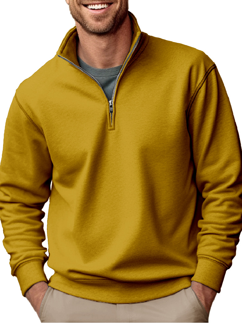 ROLAND™ | Reißverschluss-Pullover aus Baumwolle