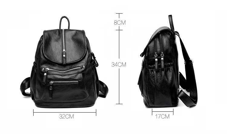 NORA™ | Geräumiger und vielseitiger Lederrucksack