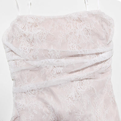 CELESTE - Spitzen Maxi Kleid