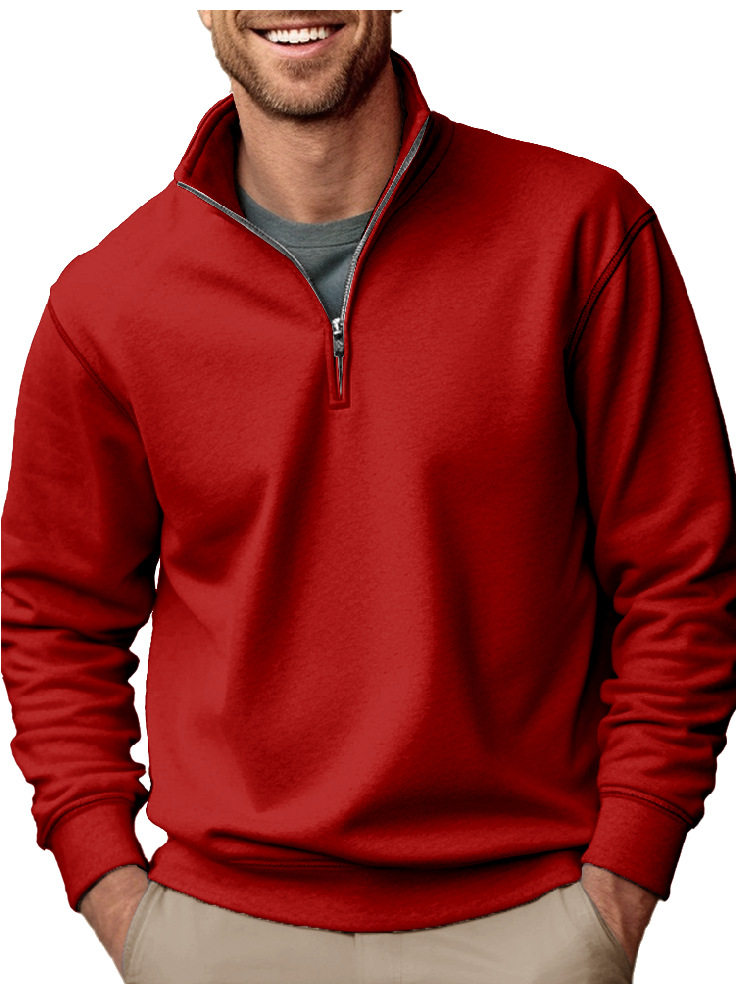 ROLAND™ | Reißverschluss-Pullover aus Baumwolle