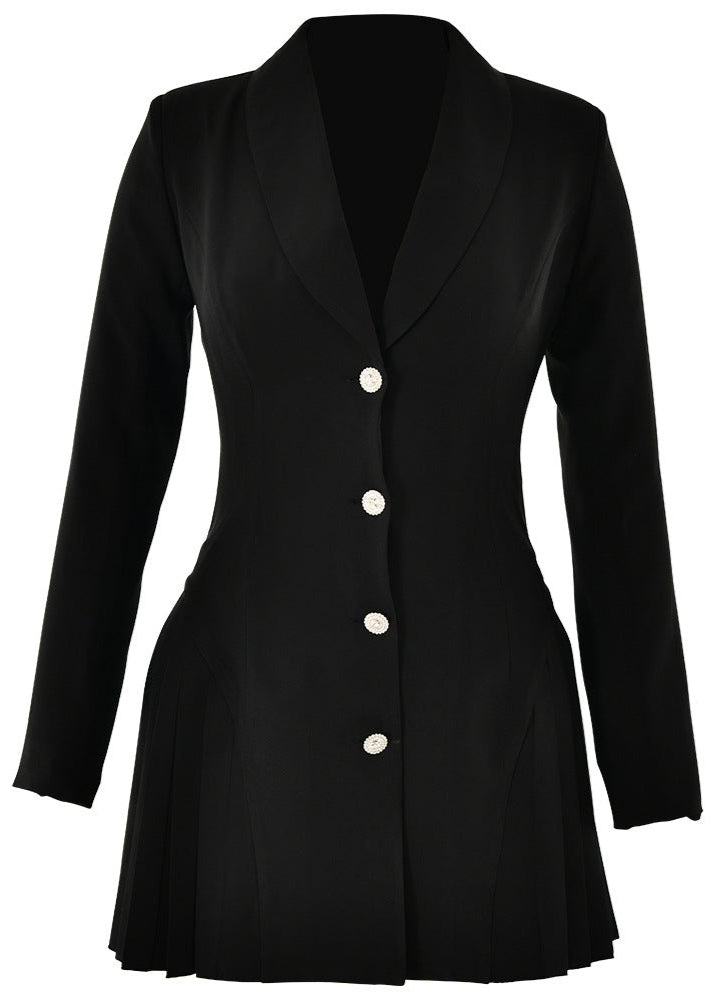 Damen Blazerkleid – Falten-Design – Eleganter Look