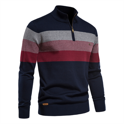 FALK™ | Reißverschluss-Pullover aus Baumwolle